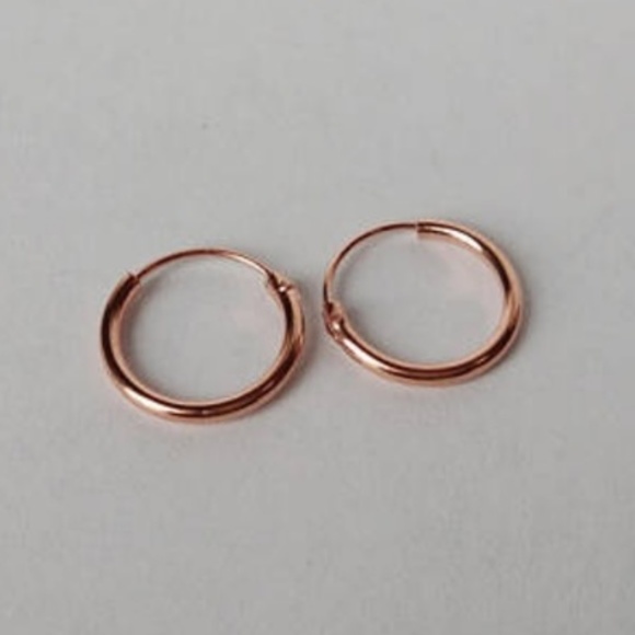Rose Gold Flashed Sterling Silver Small Endless - Picture 6 of 8